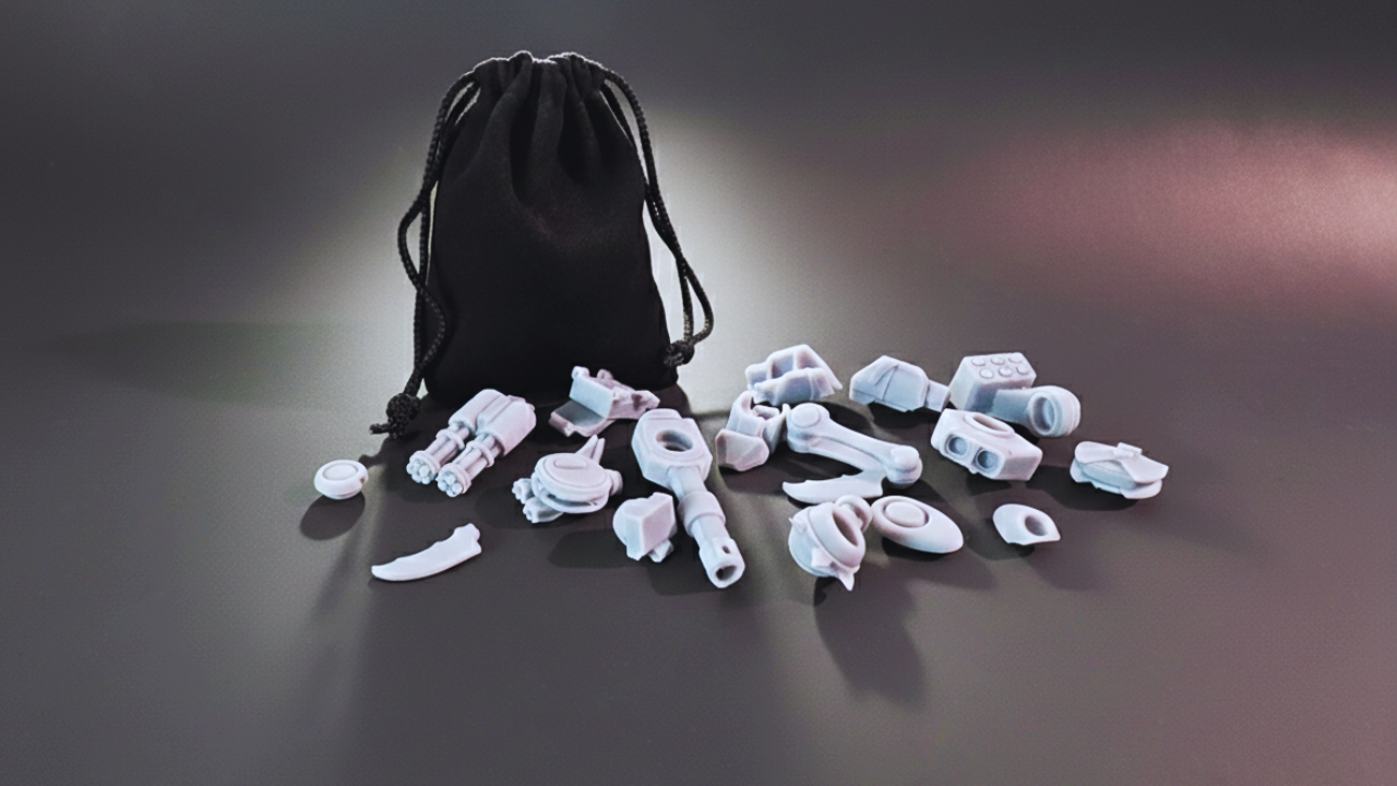 Libertas: Bash Bits - A Bag of Random Resin Parts for Kitbashing