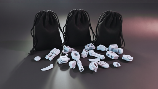 Libertas: Bash Bits - 3 Bags of Random Resin Parts for Kitbashing