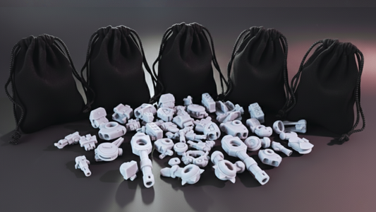 Libertas: Bash Bits - 5 Bags of Random Resin Parts for Kitbashing